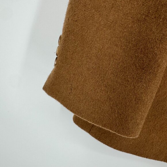 Vintage Orvis Mens Brown Wool Blazer Size 44  Jacket Tailored USA Classic Tan - Picture 5 of 7